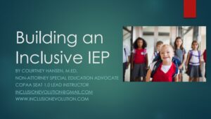 Building an Inclusive IEP