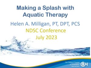 Making Splash with Aquatic Therapy