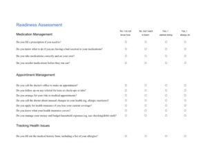 Readiness Assessment