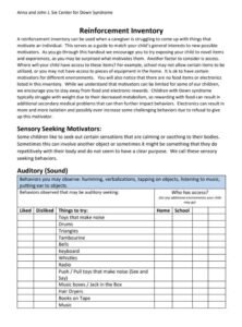 Reinforcement Inventory